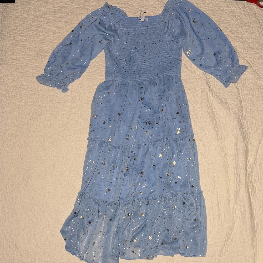 Ivy City Co Blue Starry Formal Dress - Picture 3 of 7